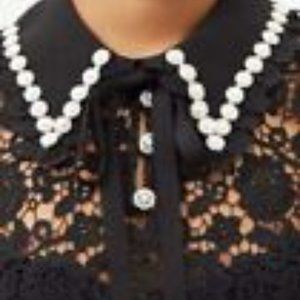 Self Portrait size 6  guipure lace blouse
